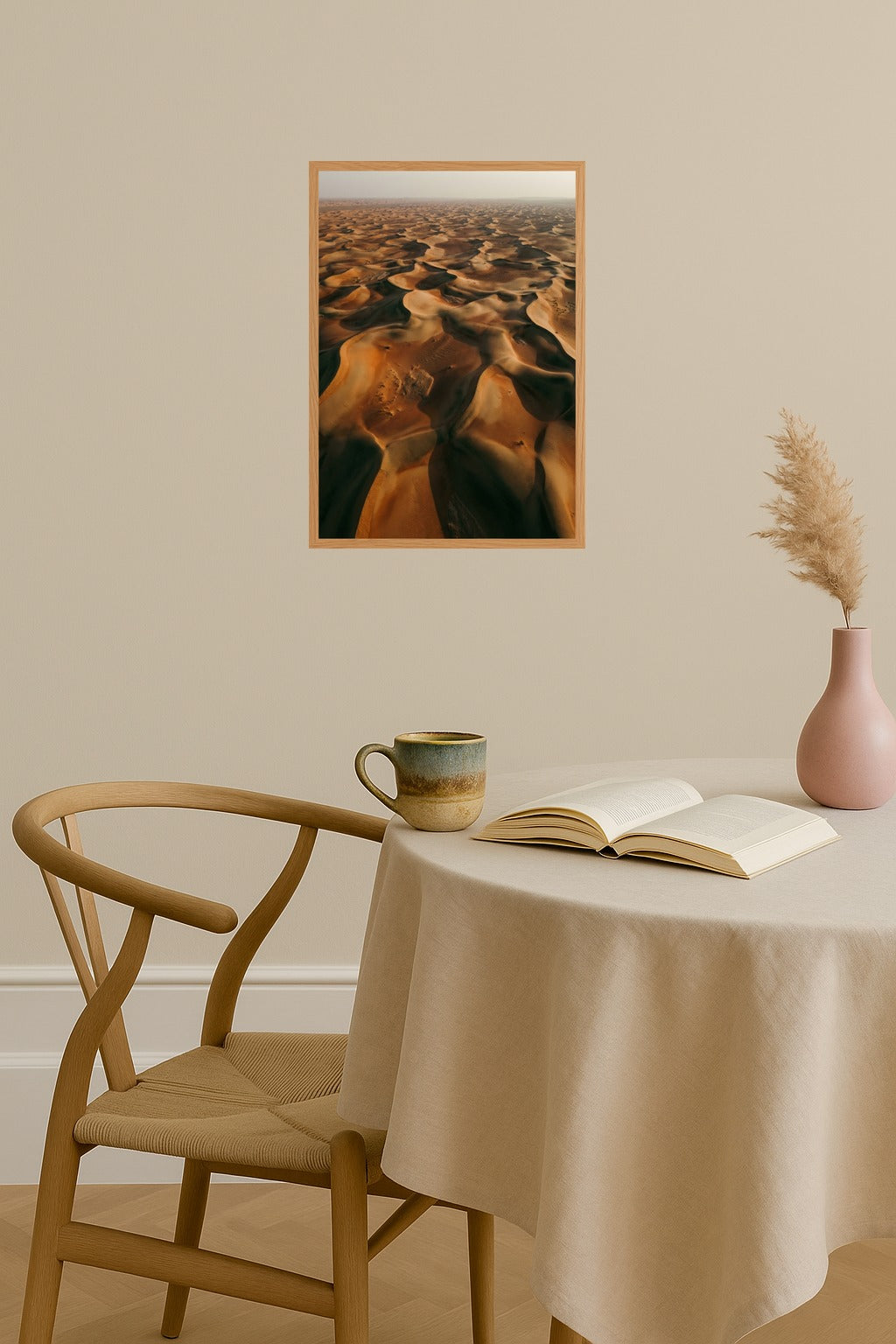 Poster mockup - Single poster in Nordic interior