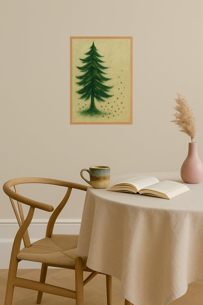 Poster mockup - Single poster in Nordic interior