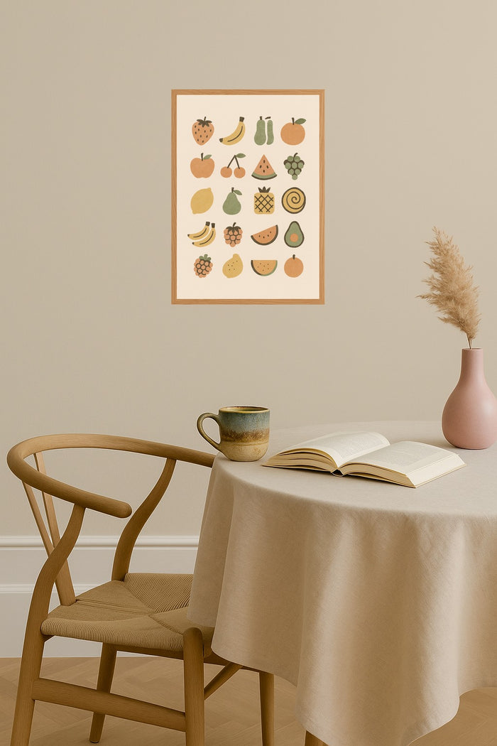 Poster mockup - Single poster in Nordic interior