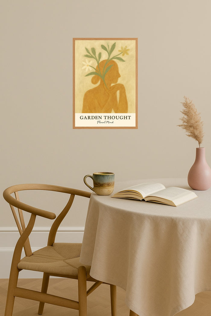 Poster mockup - Single poster in Nordic interior