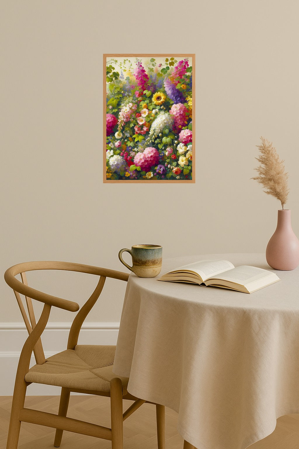 Poster mockup - Single poster in Nordic interior