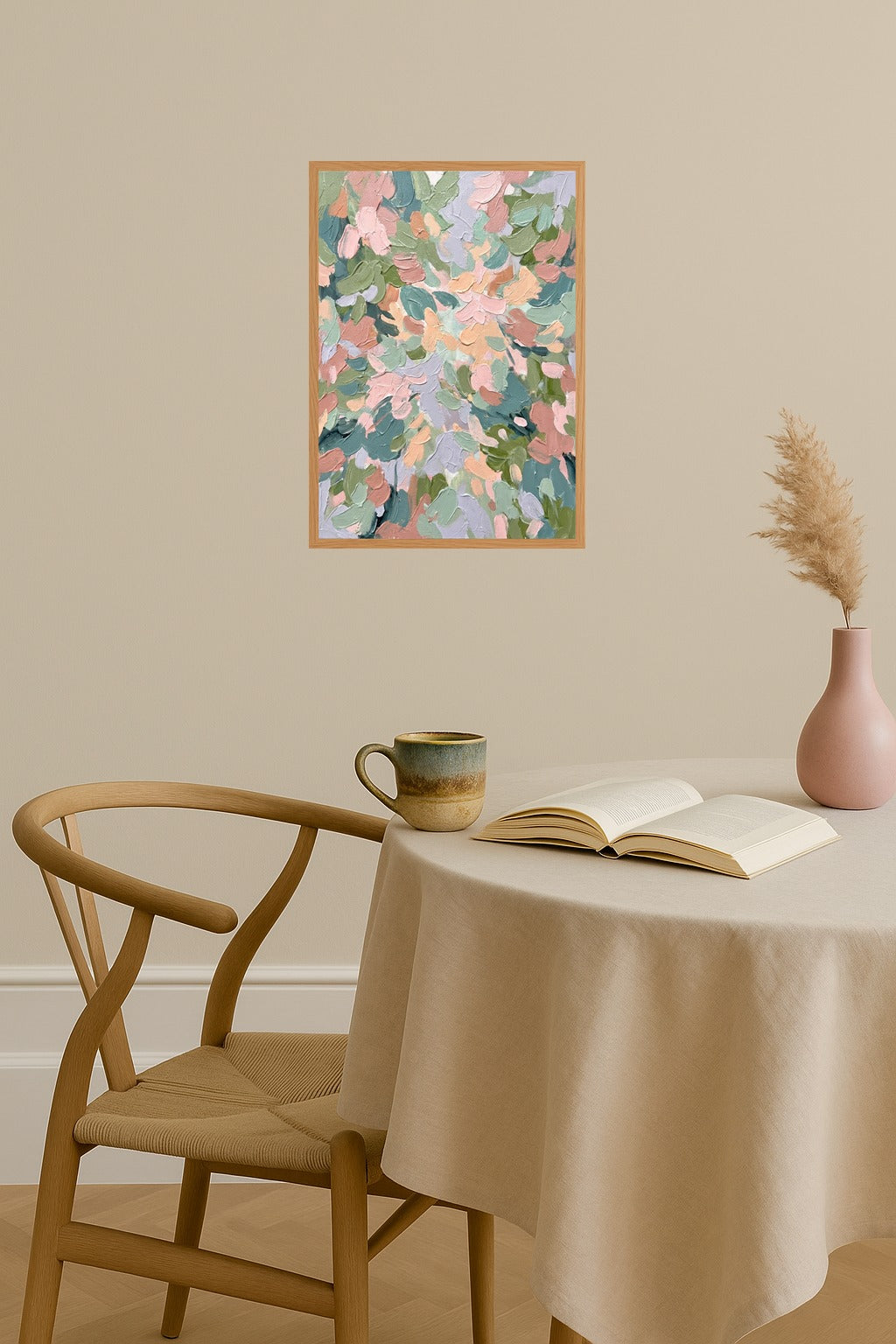 Poster mockup - Single poster in Nordic interior