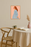 Poster mockup - Single poster in Nordic interior