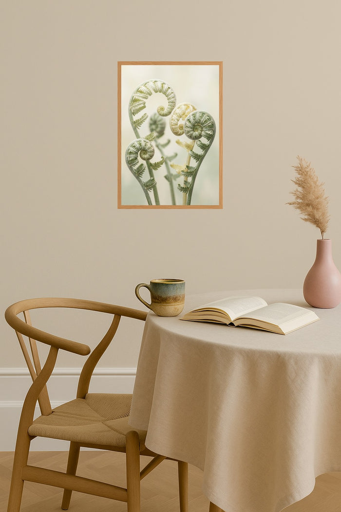 Poster mockup - Single poster in Nordic interior