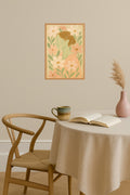 Poster mockup - Single poster in Nordic interior