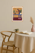 Poster mockup - Single poster in Nordic interior