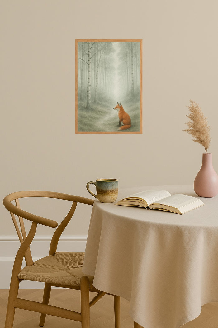 Poster mockup - Single poster in Nordic interior