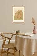 Poster mockup - Single poster in Nordic interior