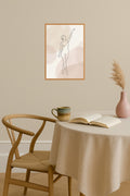 Poster mockup - Single poster in Nordic interior