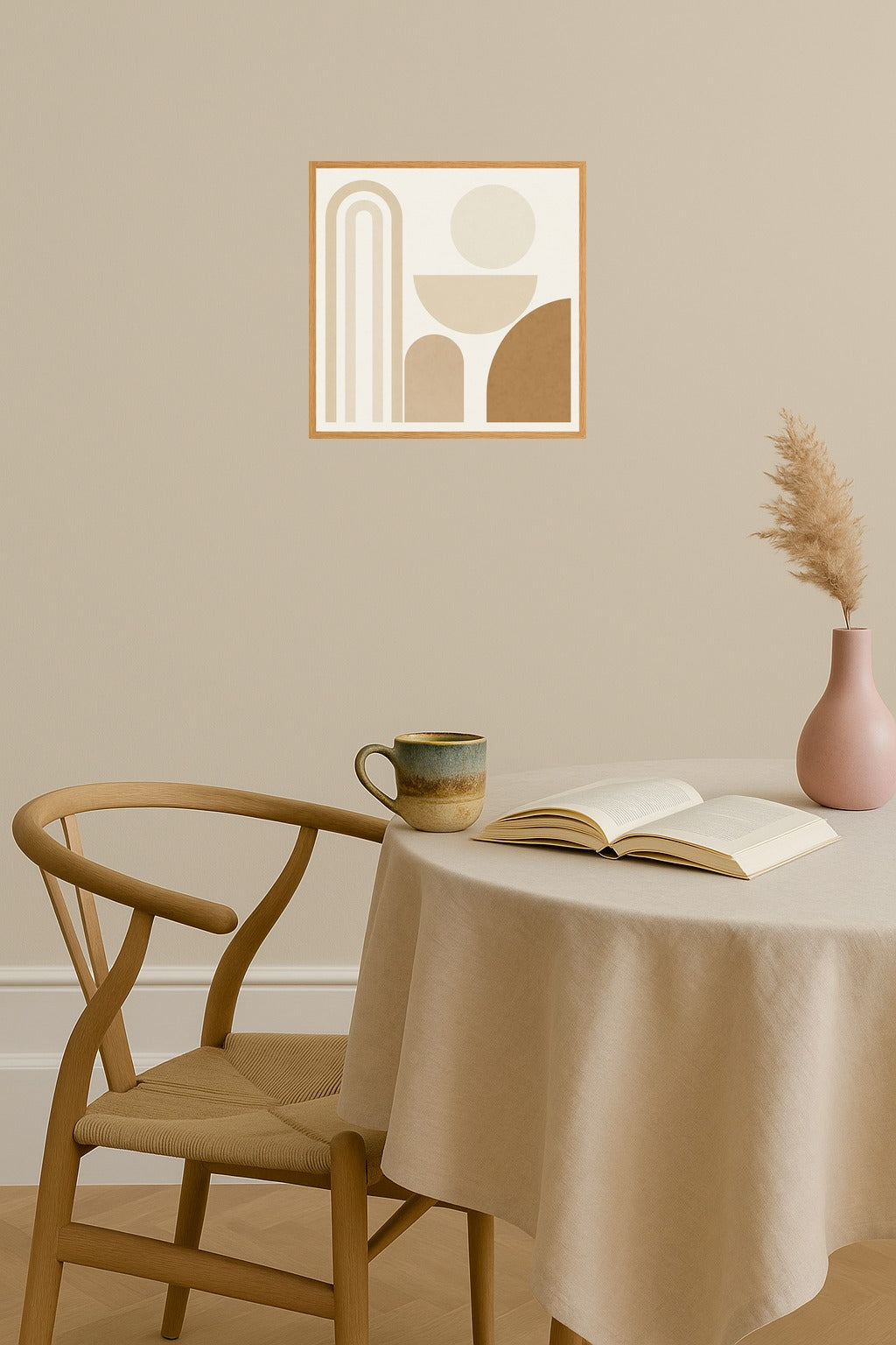 Poster mockup - Single poster in Nordic interior