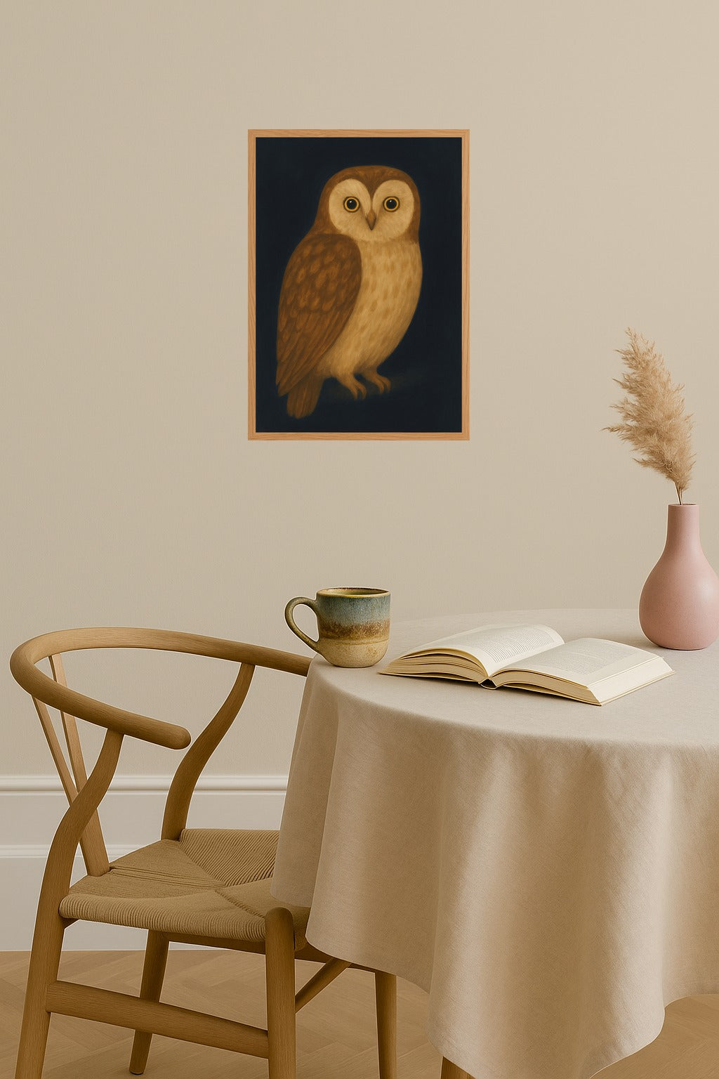 Poster mockup - Single poster in Nordic interior
