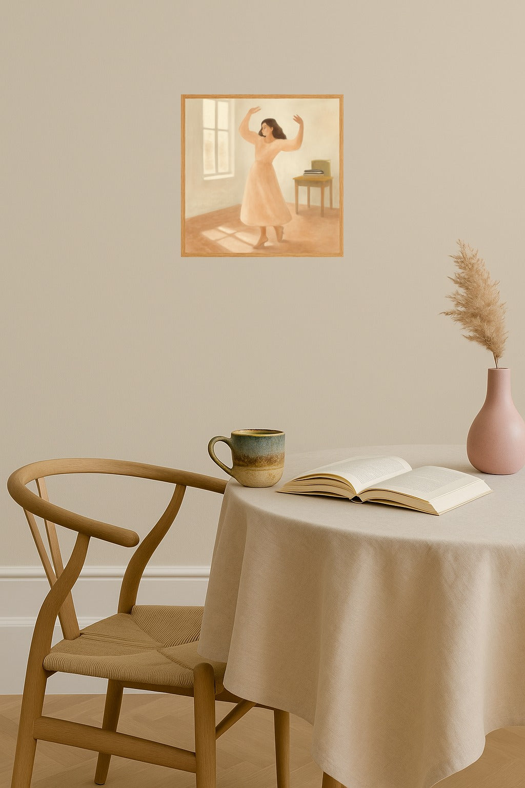 Poster mockup - Single poster in Nordic interior