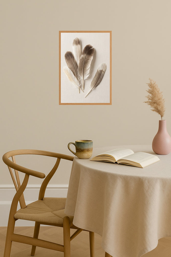 Poster mockup - Single poster in Nordic interior