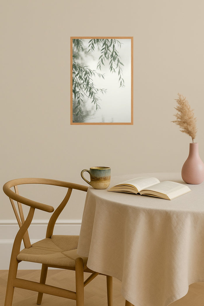 Poster mockup - Single poster in Nordic interior