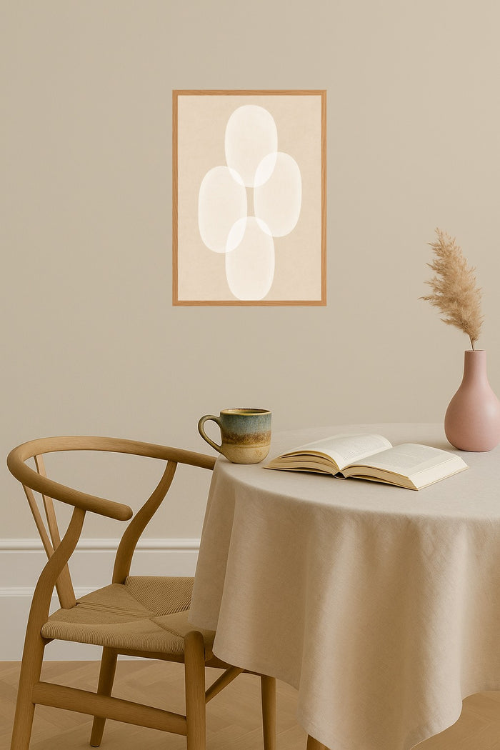 Poster mockup - Single poster in Nordic interior