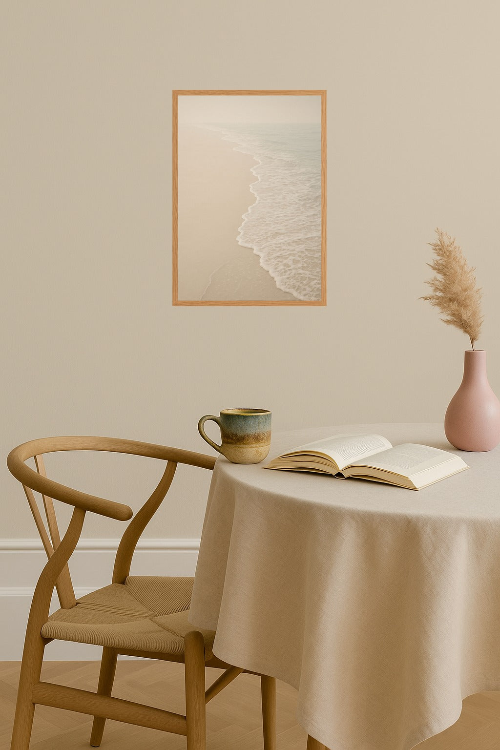 Poster mockup - Single poster in Nordic interior