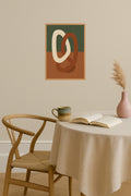 Poster mockup - Single poster in Nordic interior