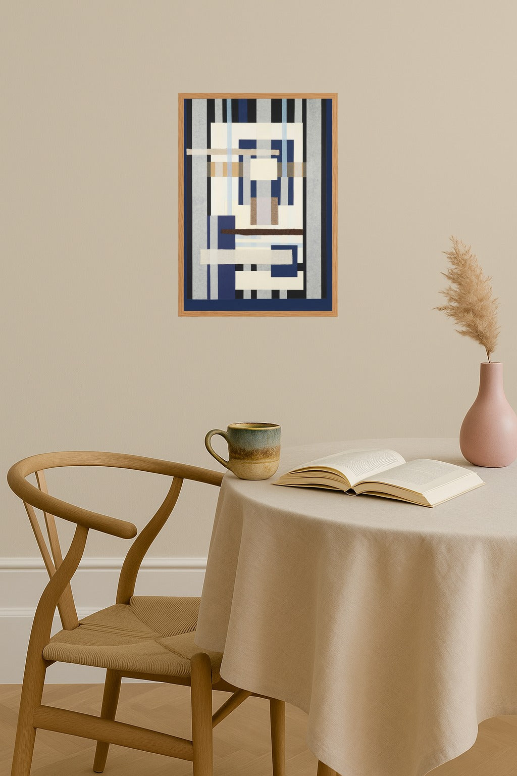 Poster mockup - Single poster in Nordic interior