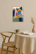 Poster mockup - Single poster in Nordic interior