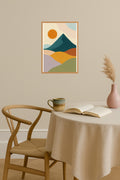 Poster mockup - Single poster in Nordic interior