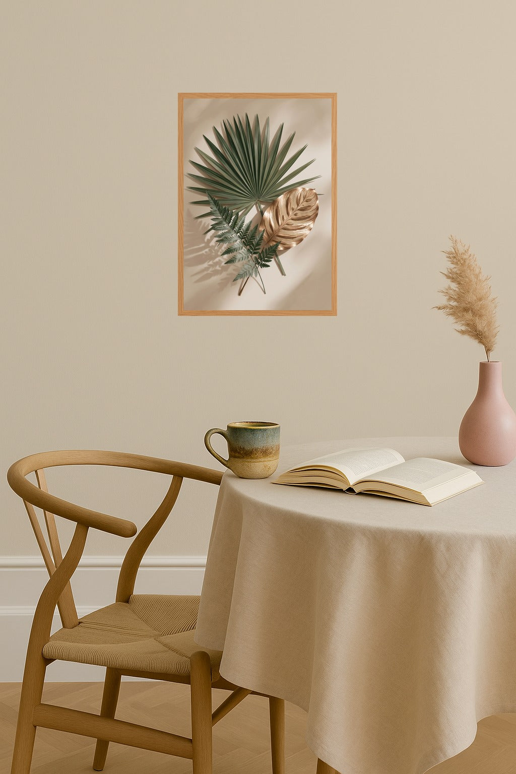 Poster mockup - Single poster in Nordic interior