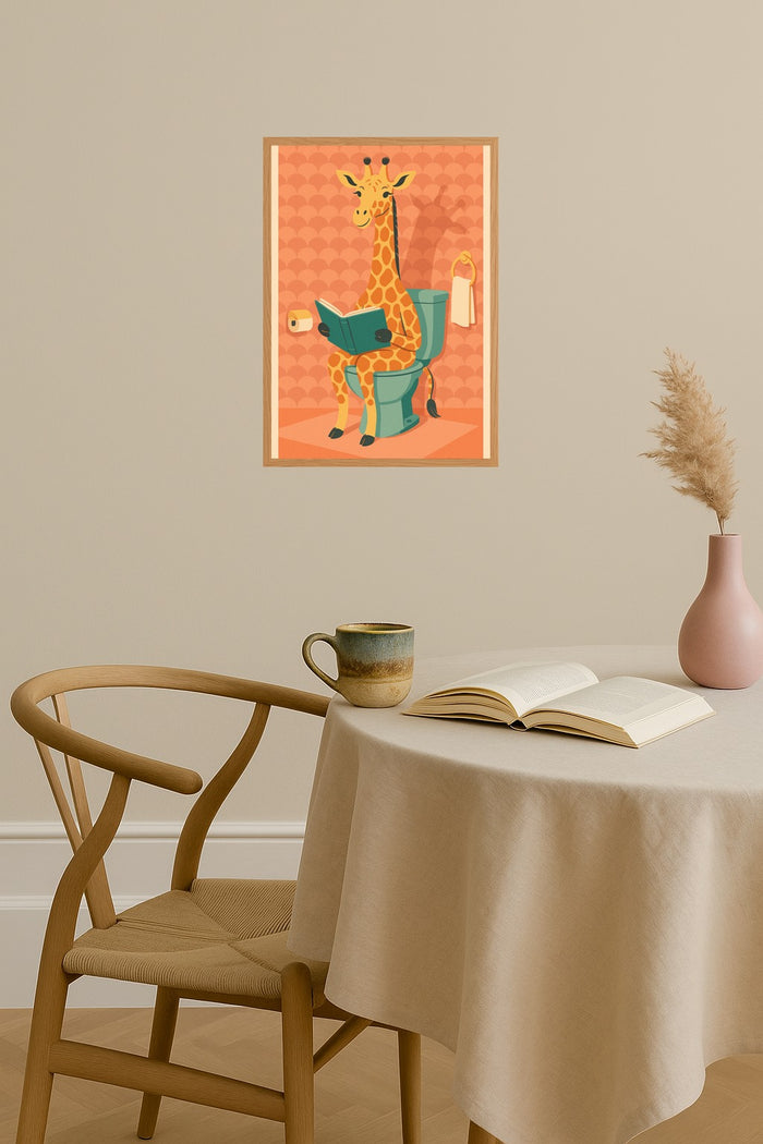 Poster mockup - Single poster in Nordic interior