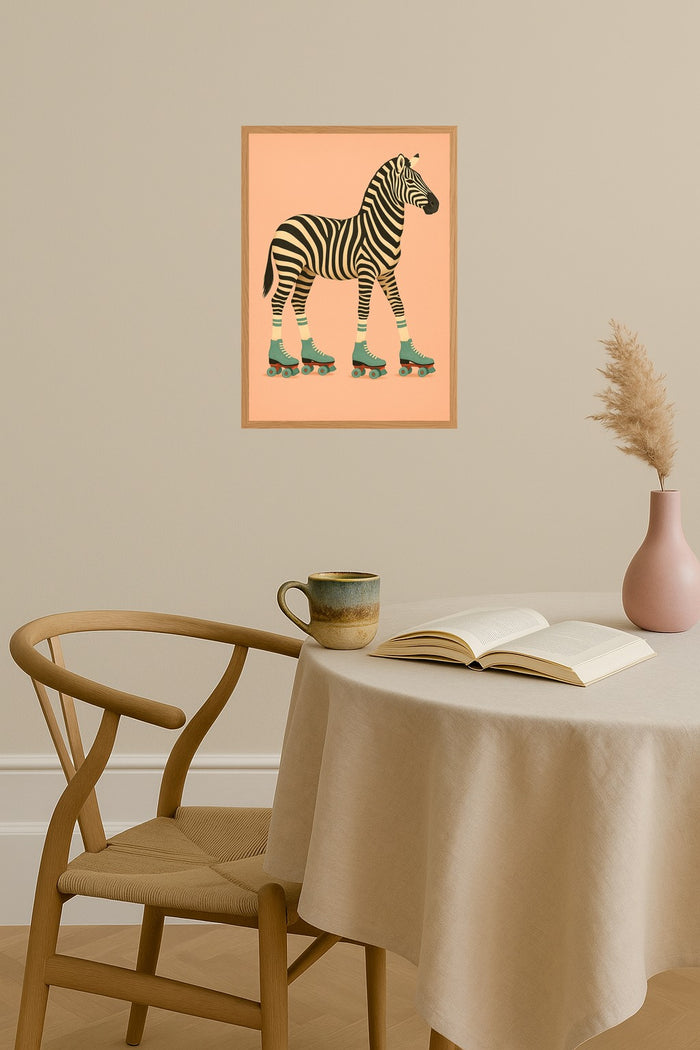 Poster mockup - Single poster in Nordic interior