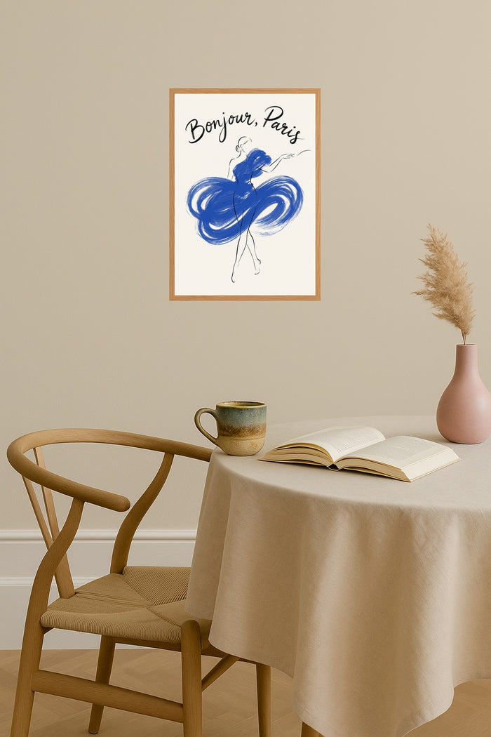 Poster mockup - Single poster in Nordic interior