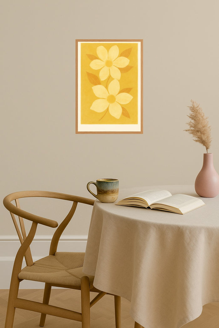 Poster mockup - Single poster in Nordic interior