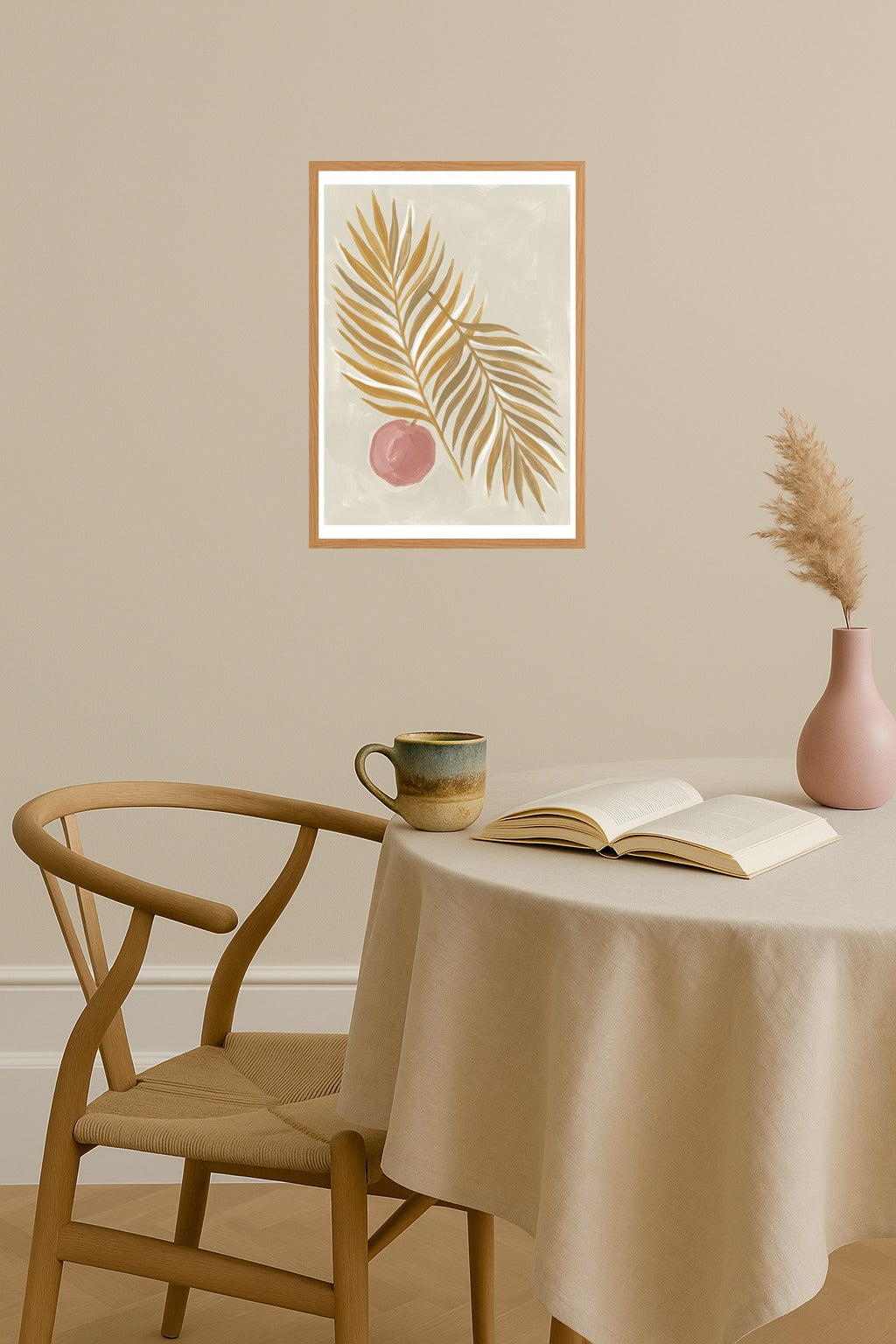 Poster mockup - Single poster in Nordic interior