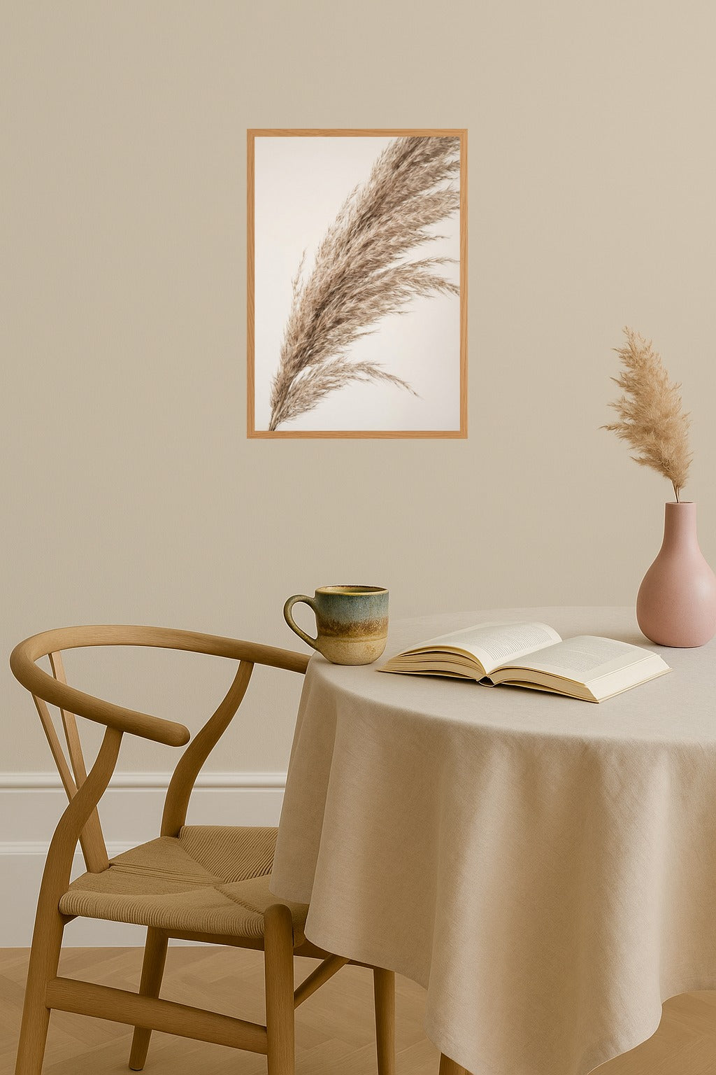Poster mockup - Single poster in Nordic interior