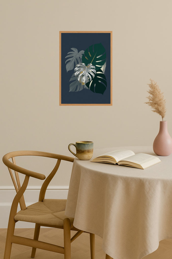 Poster mockup - Single poster in Nordic interior
