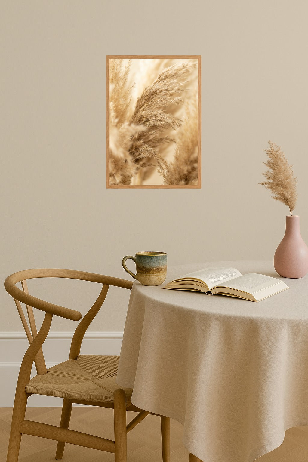 Poster mockup - Single poster in Nordic interior