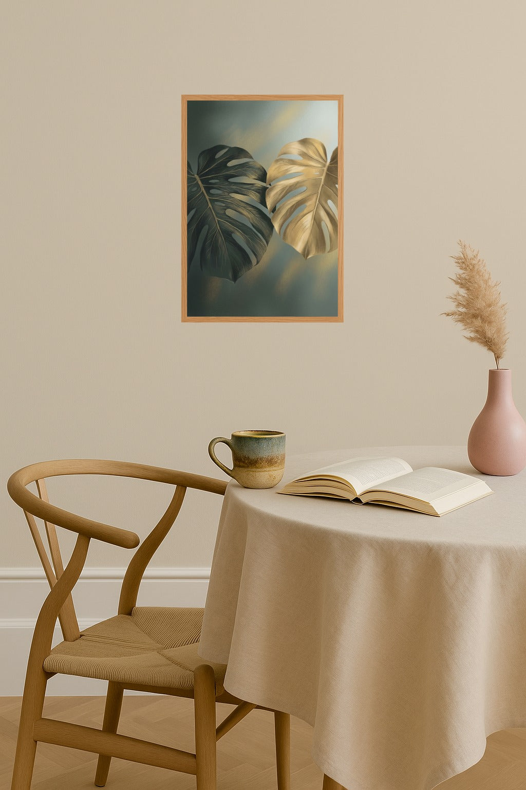 Poster mockup - Single poster in Nordic interior