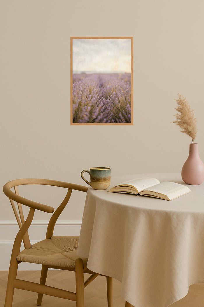 Poster mockup - Single poster in Nordic interior