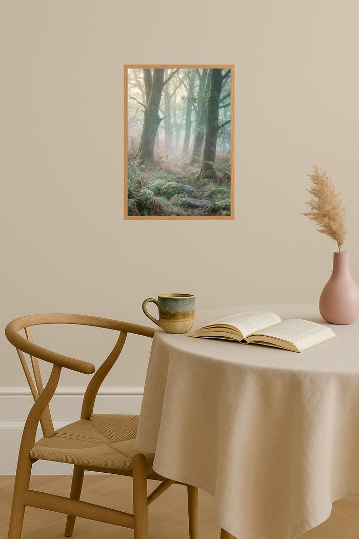 Poster mockup - Single poster in Nordic interior