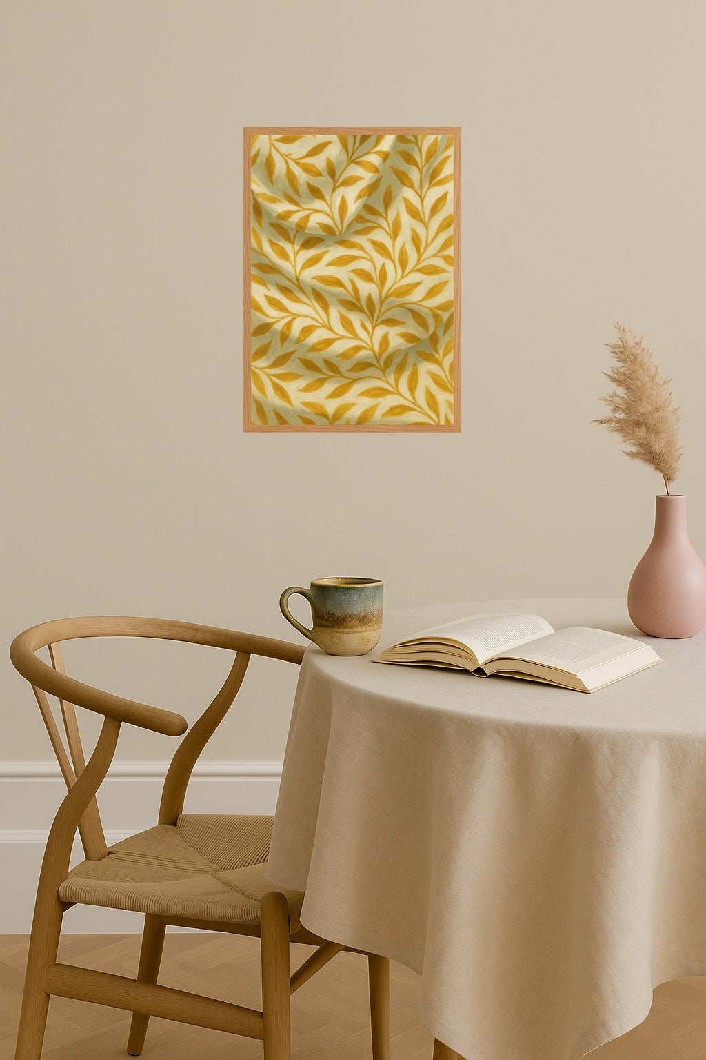 Poster mockup - Single poster in Nordic interior