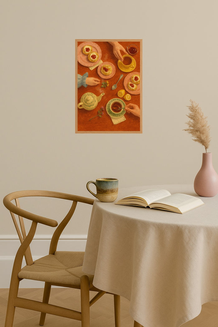 Poster mockup - Single poster in Nordic interior