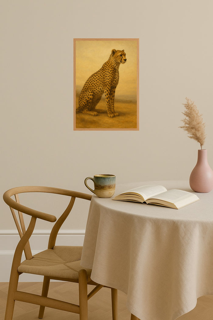 Poster mockup - Single poster in Nordic interior