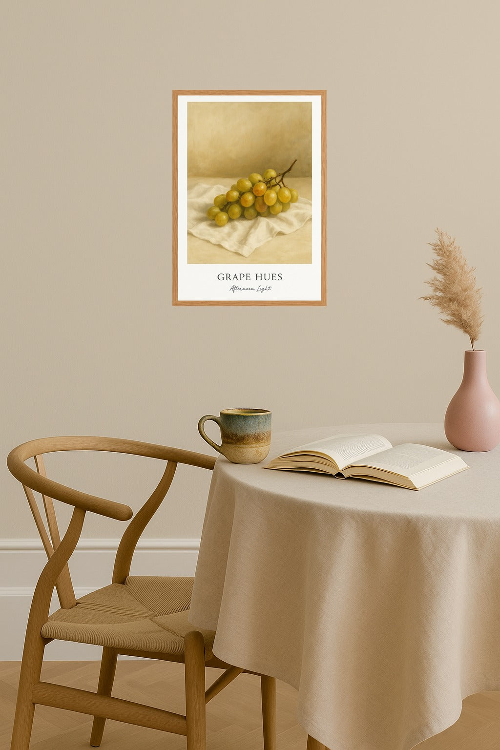 Poster mockup - Single poster in Nordic interior