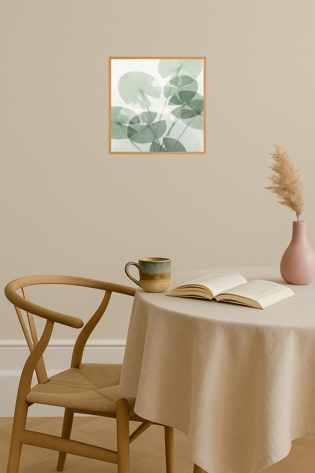 Poster mockup - Single poster in Nordic interior