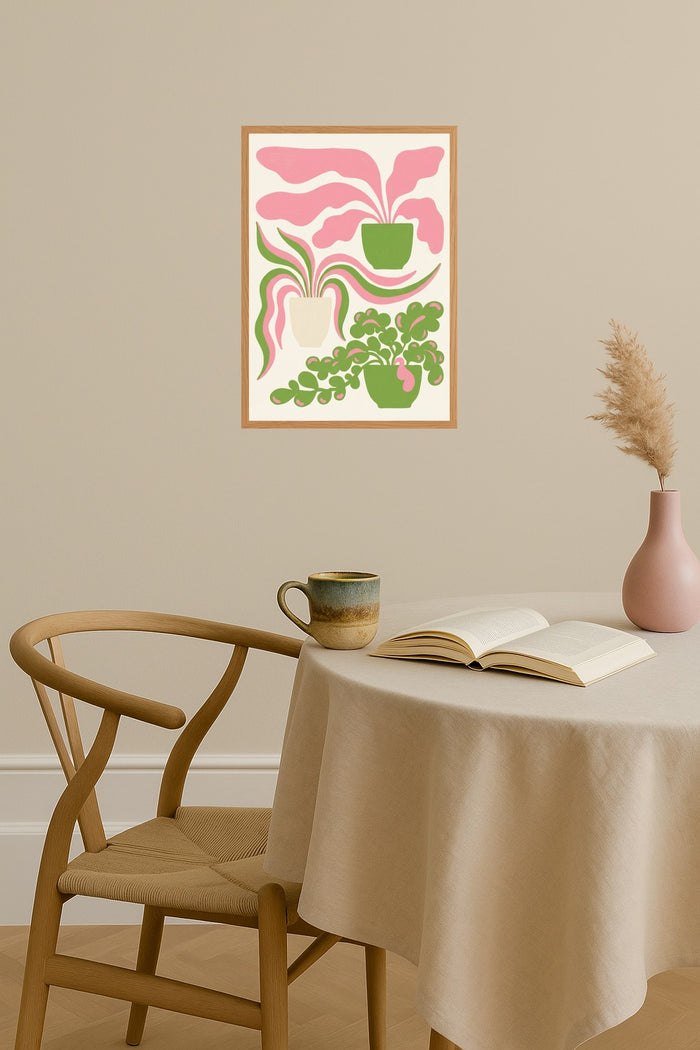 Poster mockup - Single poster in Nordic interior