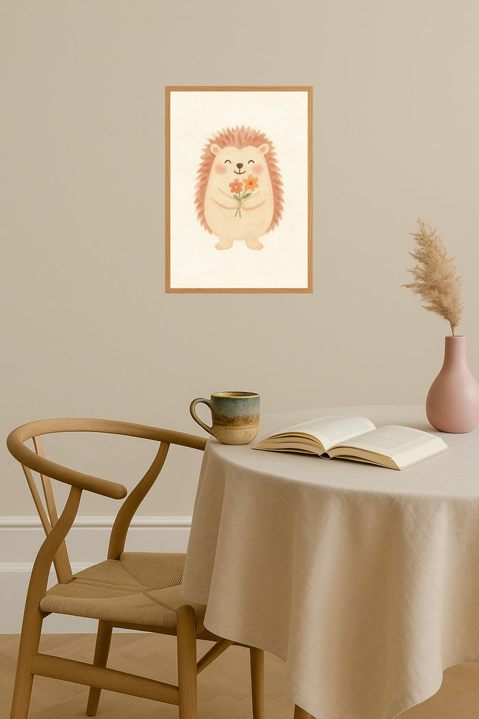 Poster mockup - Single poster in Nordic interior