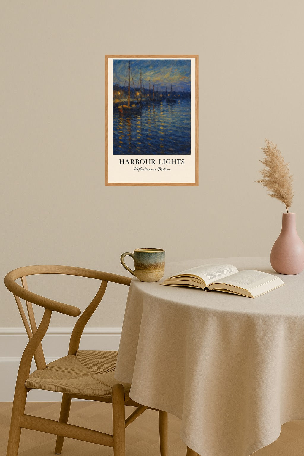 Poster mockup - Single poster in Nordic interior