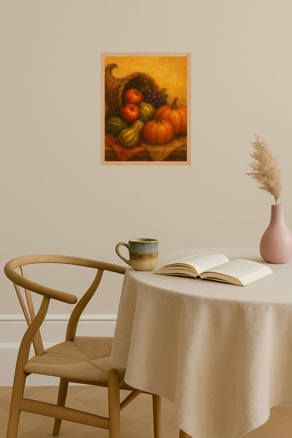 Poster mockup - Single poster in Nordic interior