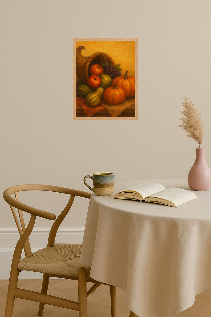Poster mockup - Single poster in Nordic interior