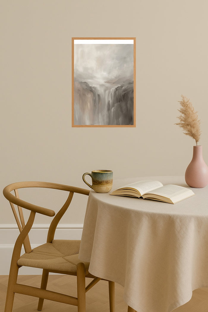 Poster mockup - Single poster in Nordic interior