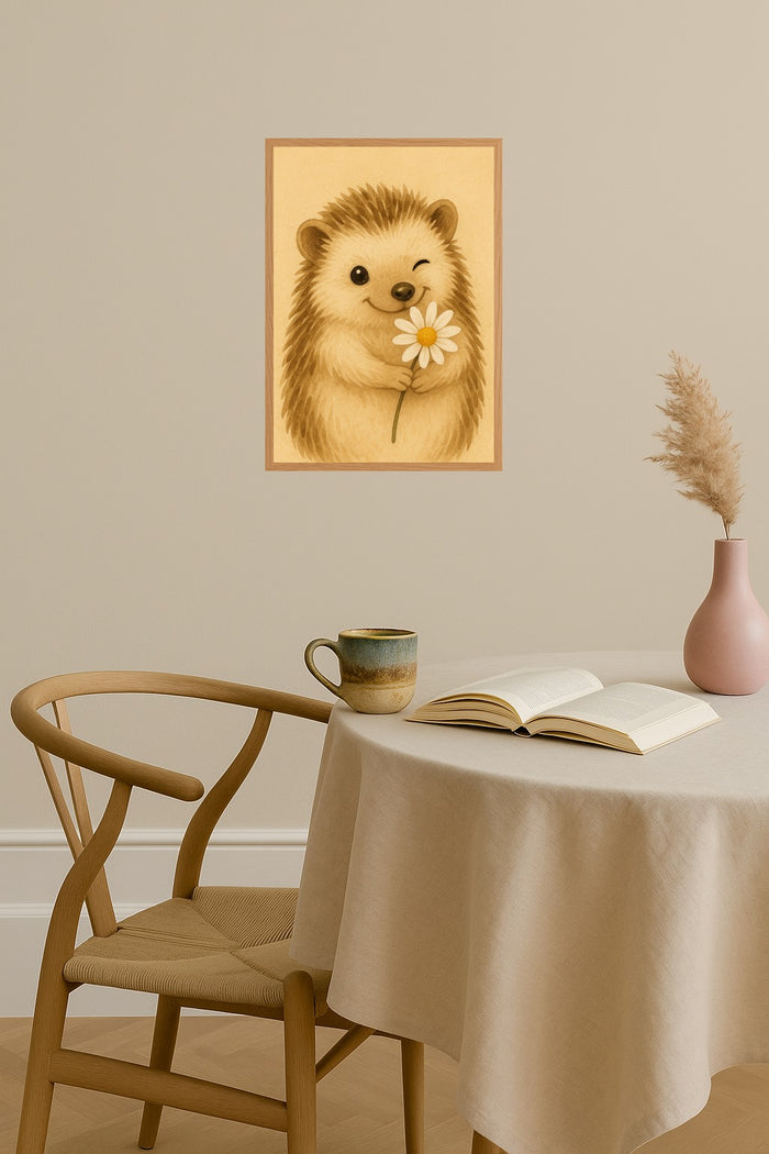 Poster mockup - Single poster in Nordic interior