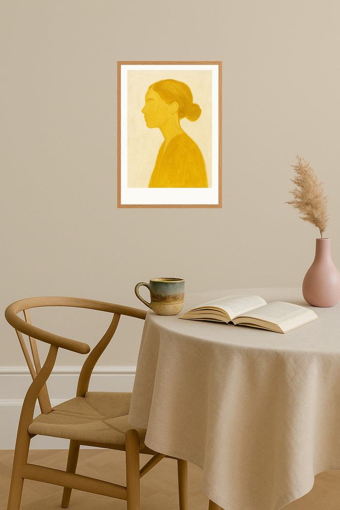 Poster mockup - Single poster in Nordic interior
