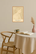 Poster mockup - Single poster in Nordic interior
